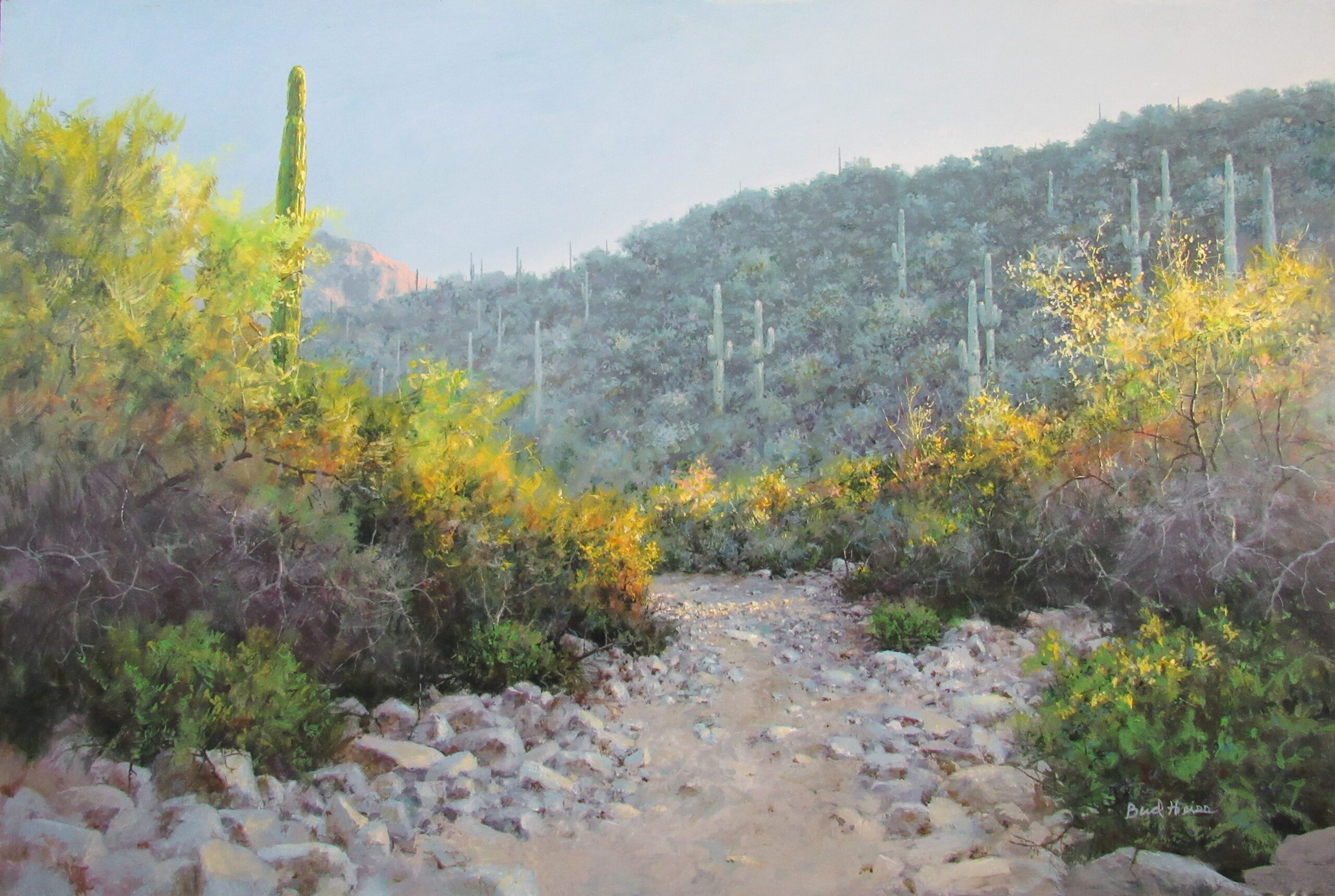 'Last of the Evening Light' by Bud Heiss, $10,8000